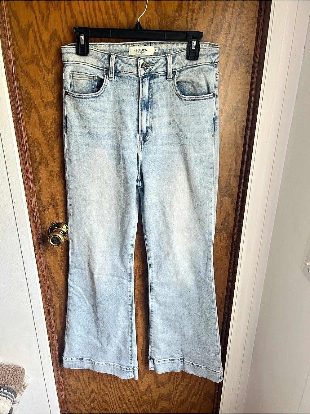 Hidden Wide Leg Jeans in Blue Waist 29